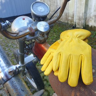 Rider Gloves Cowhide Leather M