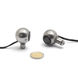 KlassikKustoms Mini Cyclops indicators stainless steel polished - 1 pair