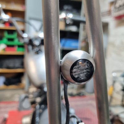 KlassikKustoms Mini Holy Cyclops tailight stainless polished