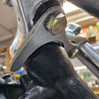 Fork stop for Sporster forks on Big Twin models