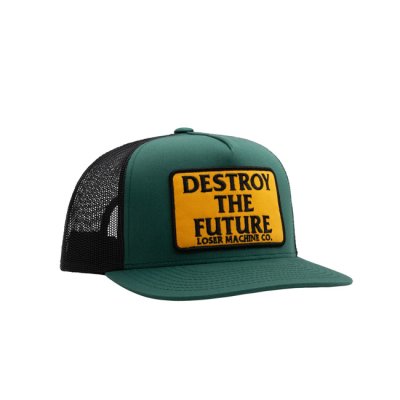 Loser Machine "Destroy the Future" Trucker Cap Mesh grün schwarz