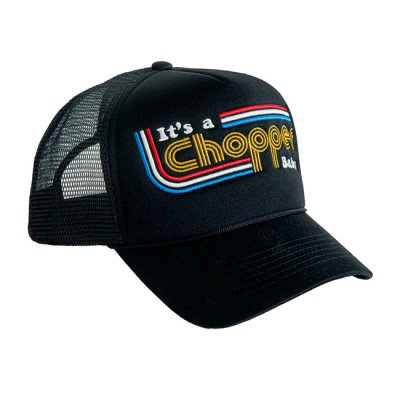 13 1/2 Trucker Cap "Its a chopper baby" black