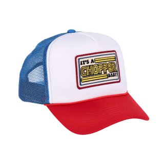 13 1/2 Trucker Cap "Its a chopper baby" blue,...