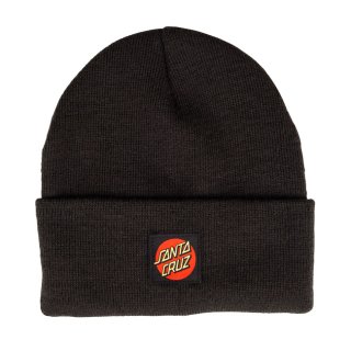 Santa Cruz Classic Dot Beanie Wollmütze schwarz