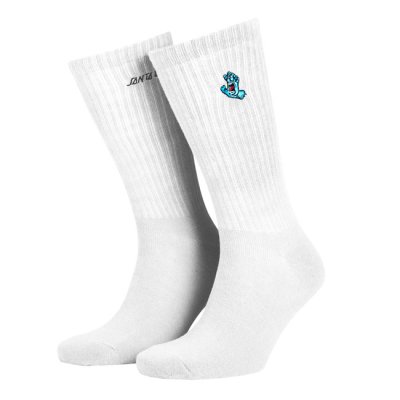 Santa Cruz "Screaming Hand" Socks weiß