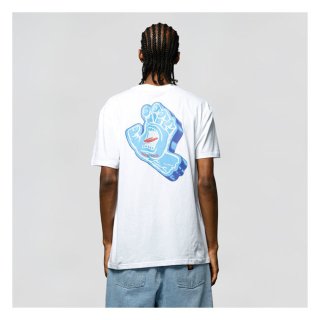 Santa Cruz "Screaming Foam Hand" T-Shirt white