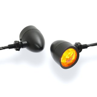 Big Bullet LED Blinker schwarz, ECE